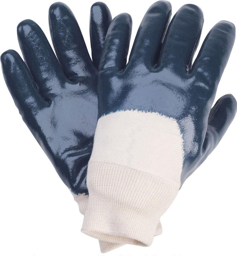 高密市華宏勞保用品廠家批發(fā) 120克全浸丁晴手套，絨布內(nèi)襯安全袖口，專(zhuān)業(yè)防護(hù)之選